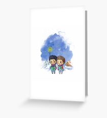 Caroling Derek&Stiles Greeting Card