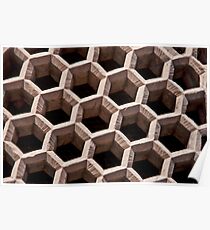 Honeycombed Sandstone Poster