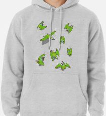 Tiny Pterosaur Bunch (Nemicolopterus) Pullover Hoodie
