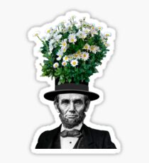 Abe Daisies Sticker