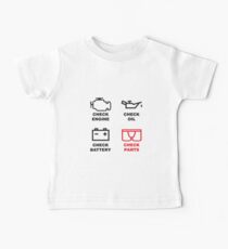 CHECK PANTS Baby Tee
