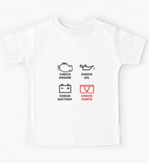 CHECK PANTS Kids T-Shirt