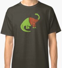 Brontosaurus in a Sweater Classic T-Shirt