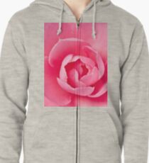 Macro Camellia Zipped Hoodie