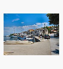 Thassos Town Harbour. Fotodruck