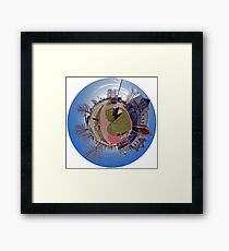 Mackinaw Crossings Panoplanet Framed Print