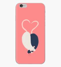 Ratty Love - Heart tails iPhone Case