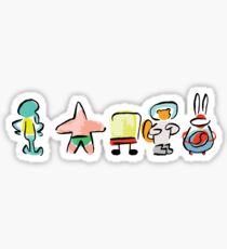 Sponge - Minimal - Digital Repaint Sticker