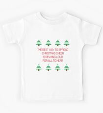 Spreading Xmas cheer Kids Tee