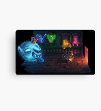 Luigi's mansion painting Canvas Print