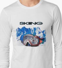 Vintage Snow Skiing gifts Long Sleeve T-Shirt
