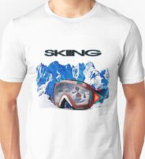 Vintage Snow Skiing gifts Unisex T-Shirt