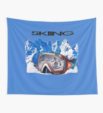 Vintage Snow Skiing gifts Wall Tapestry