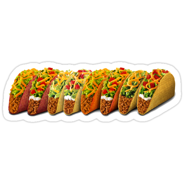 Tacos Tacos Tacos Stickers By Linnnna Redbubble