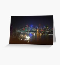 Sydney Harbour at Night Greeting Card