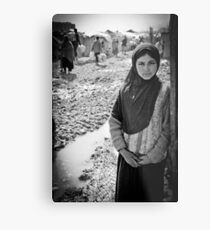 Afghan Refugee Girl 3 Metal Print