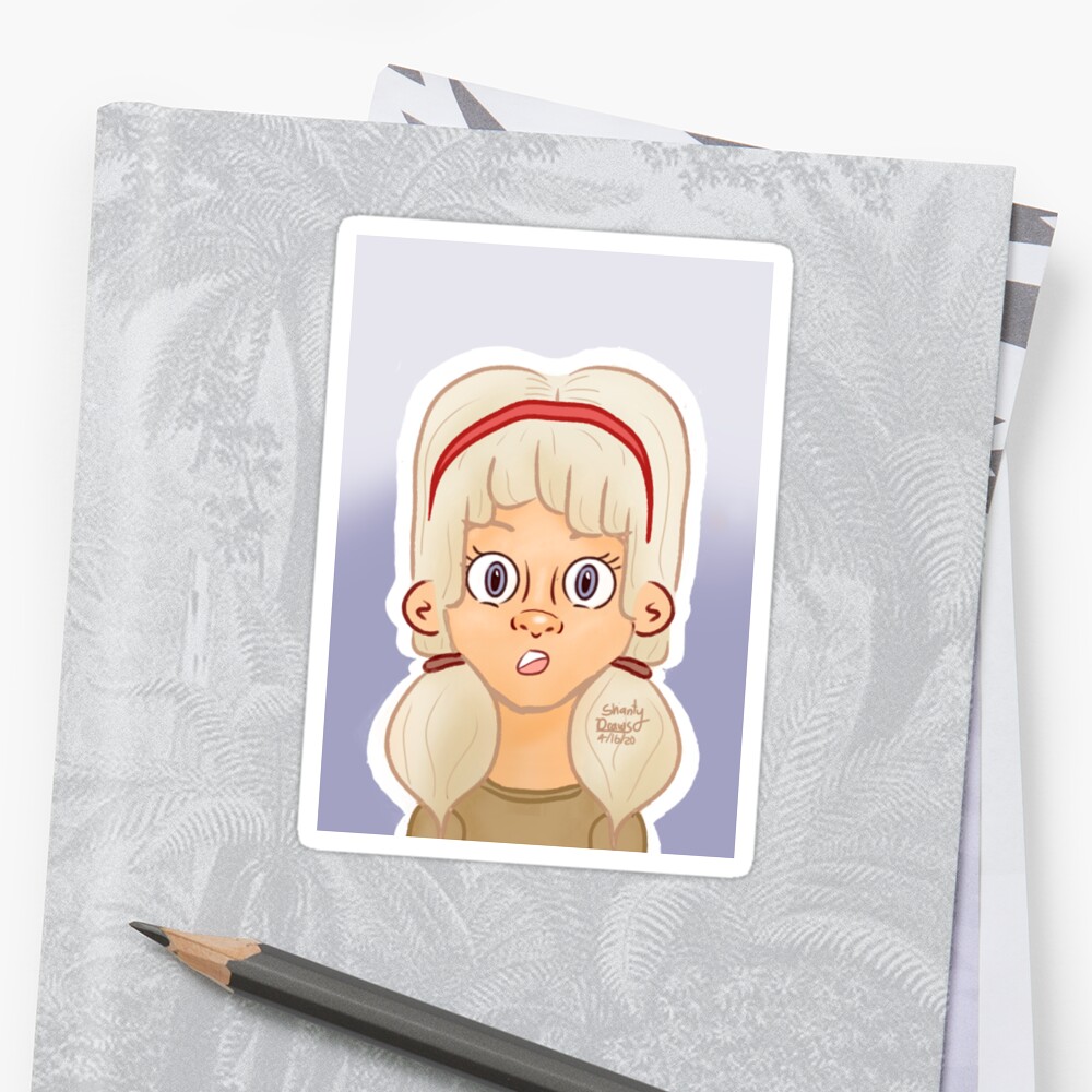 "Jessie" Sticker by shantydraws | Redbubble