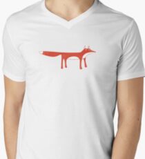 Red Fox Men's V-Neck T-Shirt