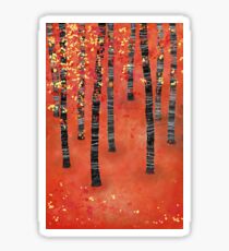 Birches Sticker