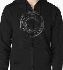 Abstract lens Zipped Hoodie