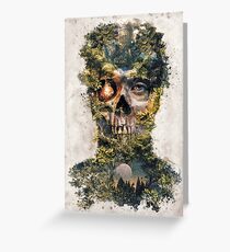 The Gatekeeper Dark Surrealism Art Greeting Card