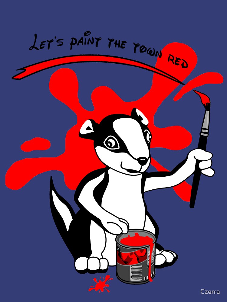"Let's paint the town red" Tshirt by Czerra Redbubble