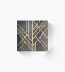 Art Deco Geometry 1 Acrylic Block