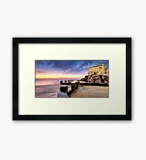 Coogee Baths Sunrise Framed Print