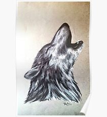 "Western Wolf" Poster