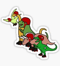 Roller Derby Dinosaurs Sticker