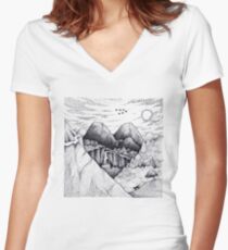 Wild At Heart Women's Fitted V-Neck T-Shirt