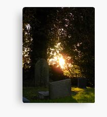 Churchyard Canvas Print