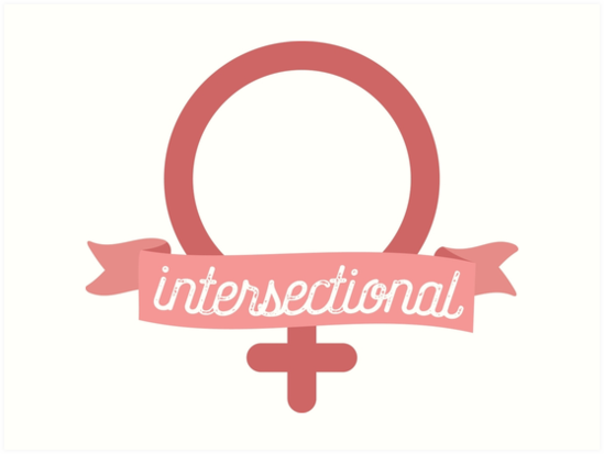 Intersectional Feminist Banner Art Print By Feministshirts Redbubble 5034