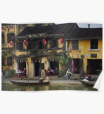 Buildings of Hoi An, Vietnam Poster