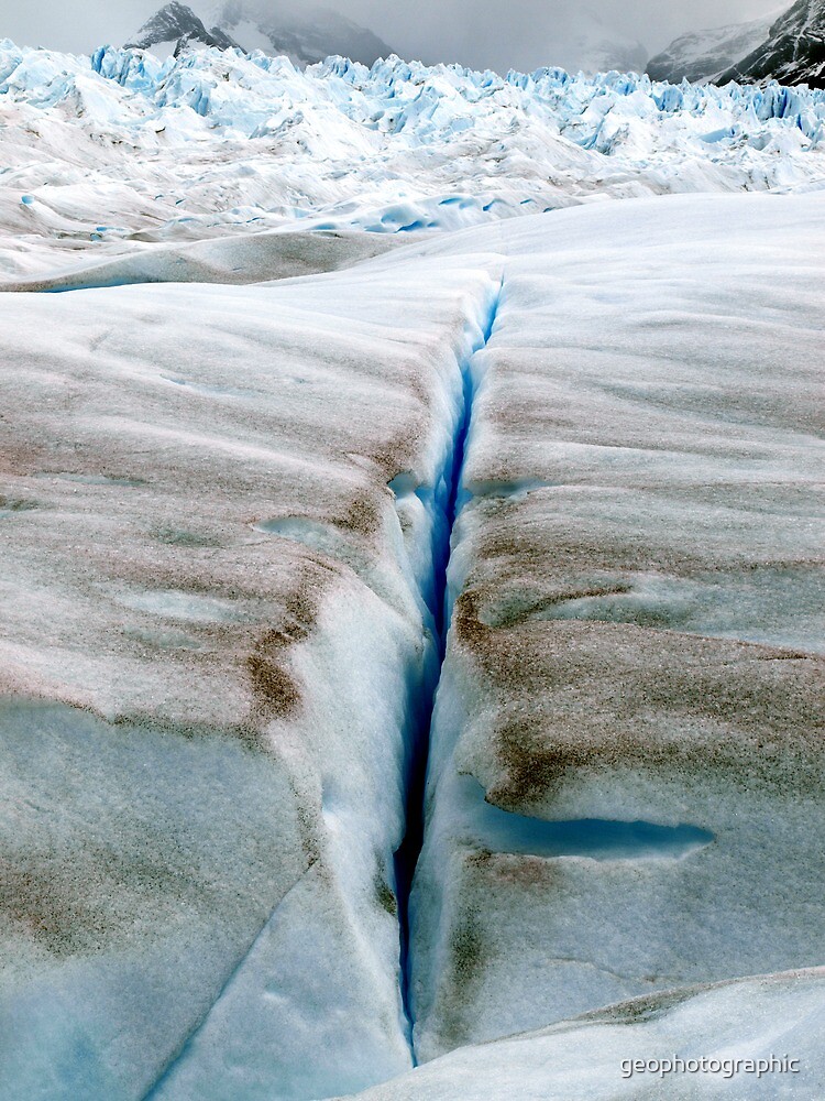 Crevasse Glaciar Perito Moreno Patagonia Argentina By Geophotographic Redbubble