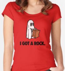 I GOT A ROCK. Women's Fitted Scoop T-Shirt