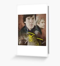 The blind banker Greeting Card