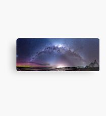 Aurora Australis and Milky Way Metal Print