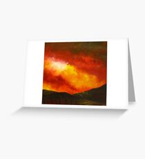 Sunset in Ostia Greeting Card