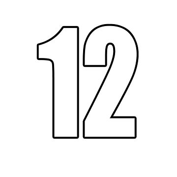 Number 12 number five - jersey number soccer sport | Art Board Print