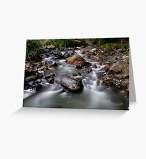 The River Flows Greeting Card