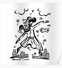 Je danse ~ I am dancing by Genevieve CHAUSSE Poster