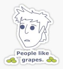 Gavin Free - People Like Grapes Sticker