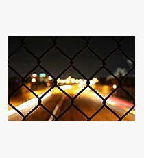 Night Light Bokeh Photographic Print