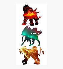 the legendary trio (beasts) Photographic Print