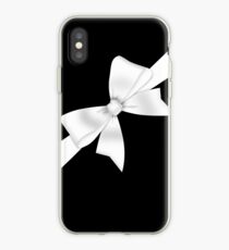 Elegant White Bow iPhone Case