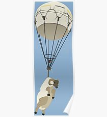 SOLID SNAKE: SHEEP BALLOON Poster