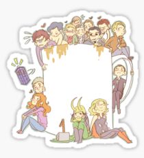 All The Fandoms, All The Tea Sticker