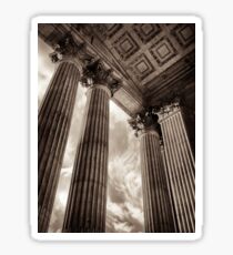wren's corinthian columns Sticker