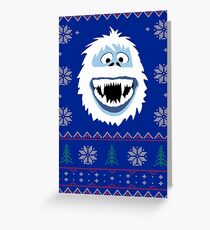 Bumble's Ugly Sweater Greeting Card